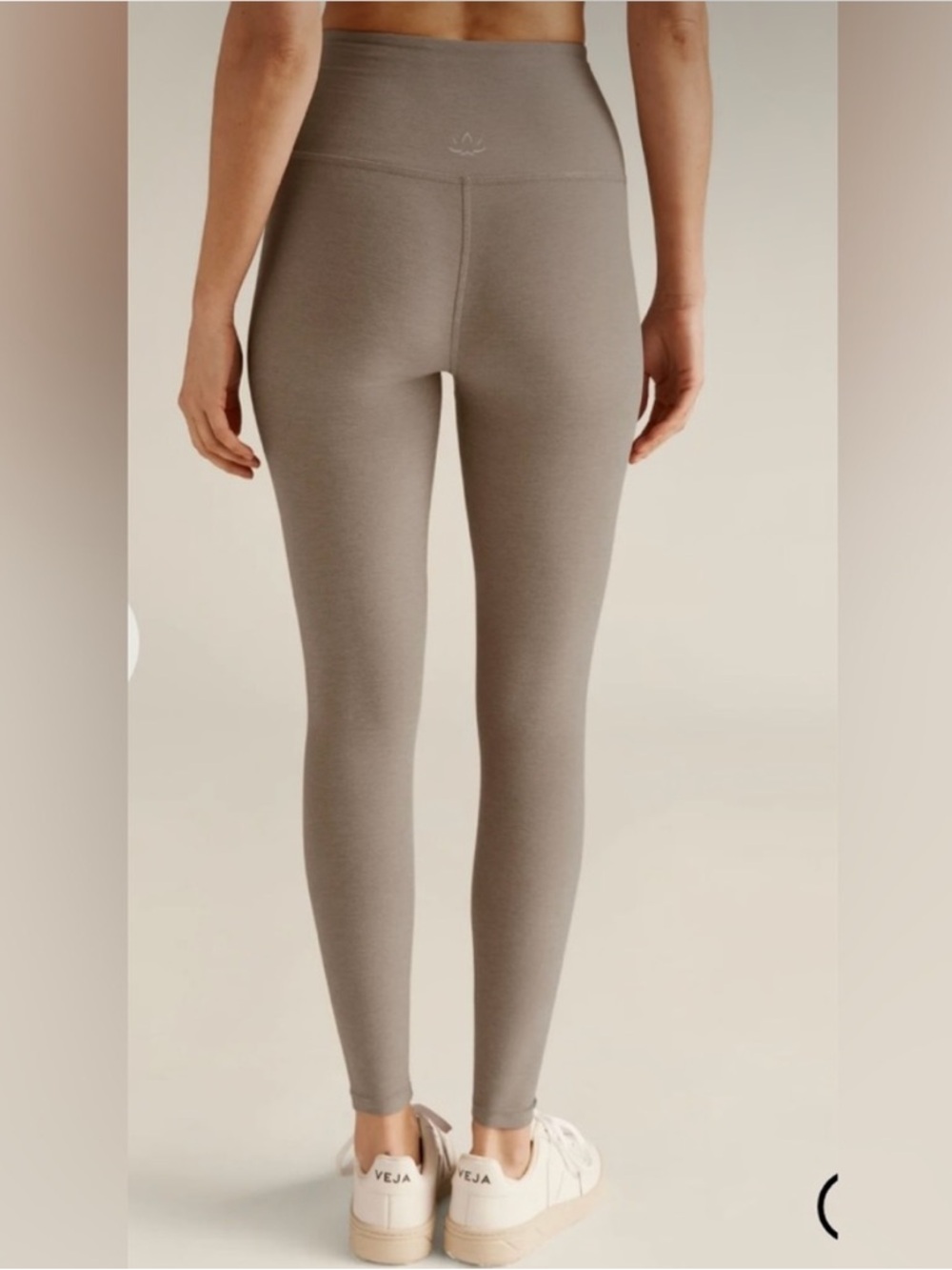 Beyond Yoga Spacedye High Waisted Leggings in Taupe - Size Medium